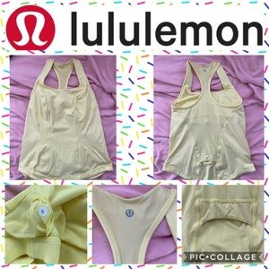 🌸Lululemon Tank Racerback-Built-In Bra $19🌺